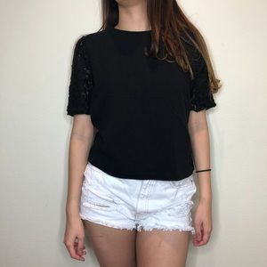 LOFT black blouse